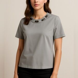 MaxMara | Jewel Collar Top